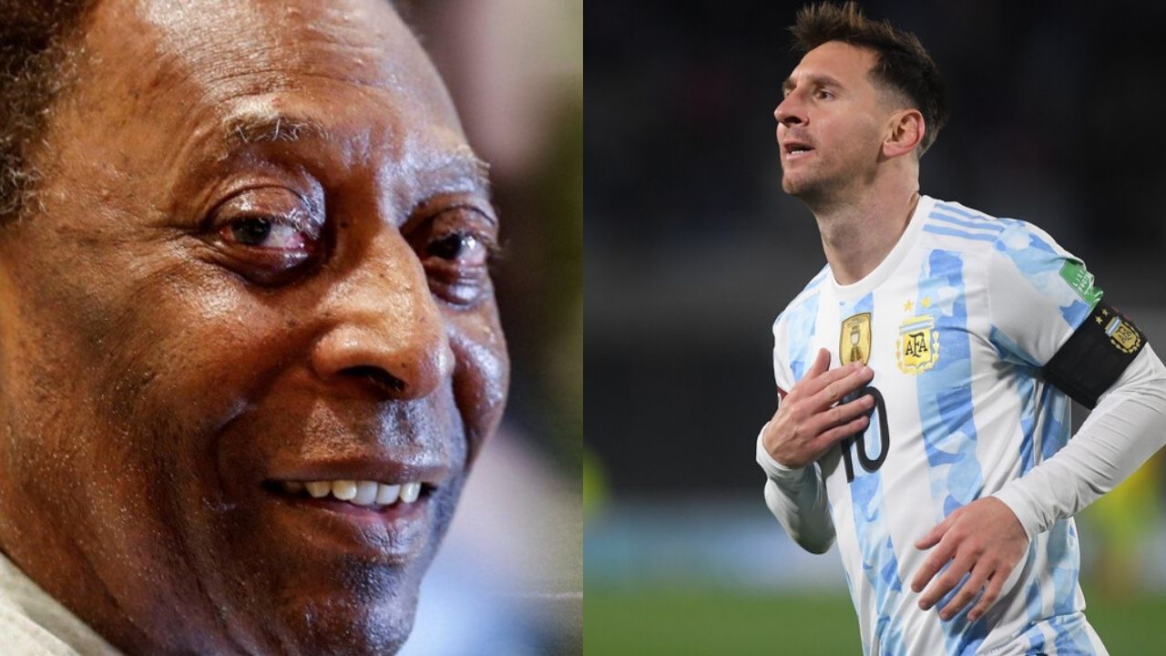 Especial mensaje de Pelé a Lionel Messi por superar su récord de goles con selecciones