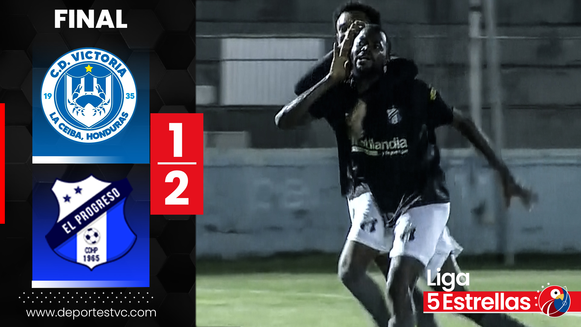 ¡Lo remontó La Pantera! Honduras Progreso vence al Victoria viniendo desde atrás