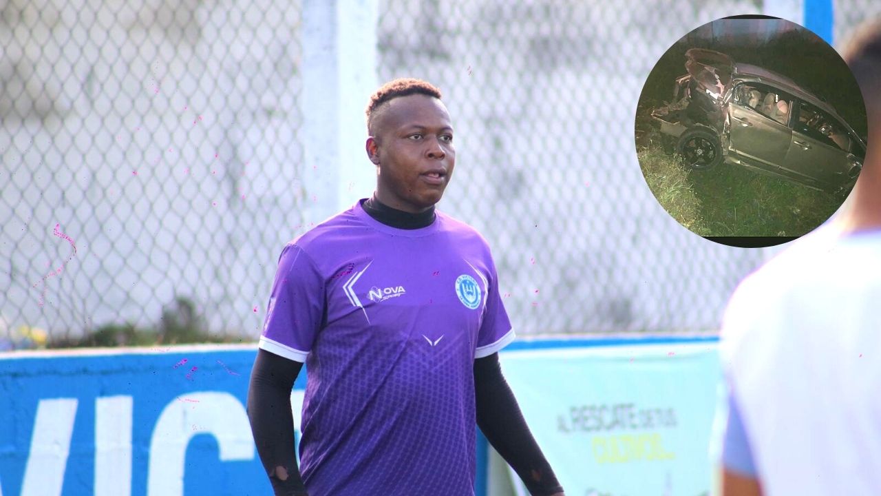 Jugador del Victoria sufrió aparatoso accidente en la zona norte de Honduras