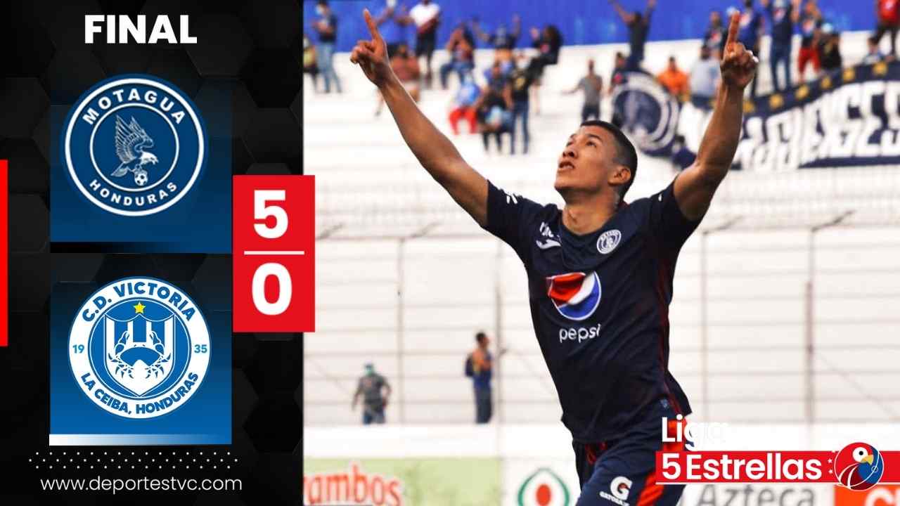 Motagua propinó nueva paliza al Victoria con Hat Trick de Kevin López incluido