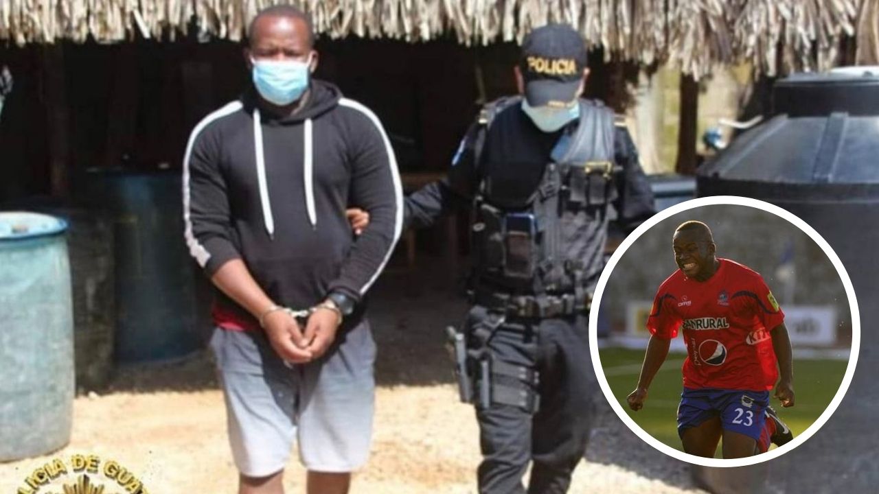 Darwin Oliva, exfutbolista hondureño, es detenido en Guatemala por un delito tributario