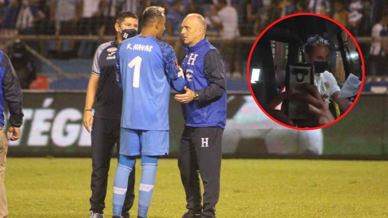 Keylor Navas se vuelve a lucir con admirable gesto con aficionados hondureños