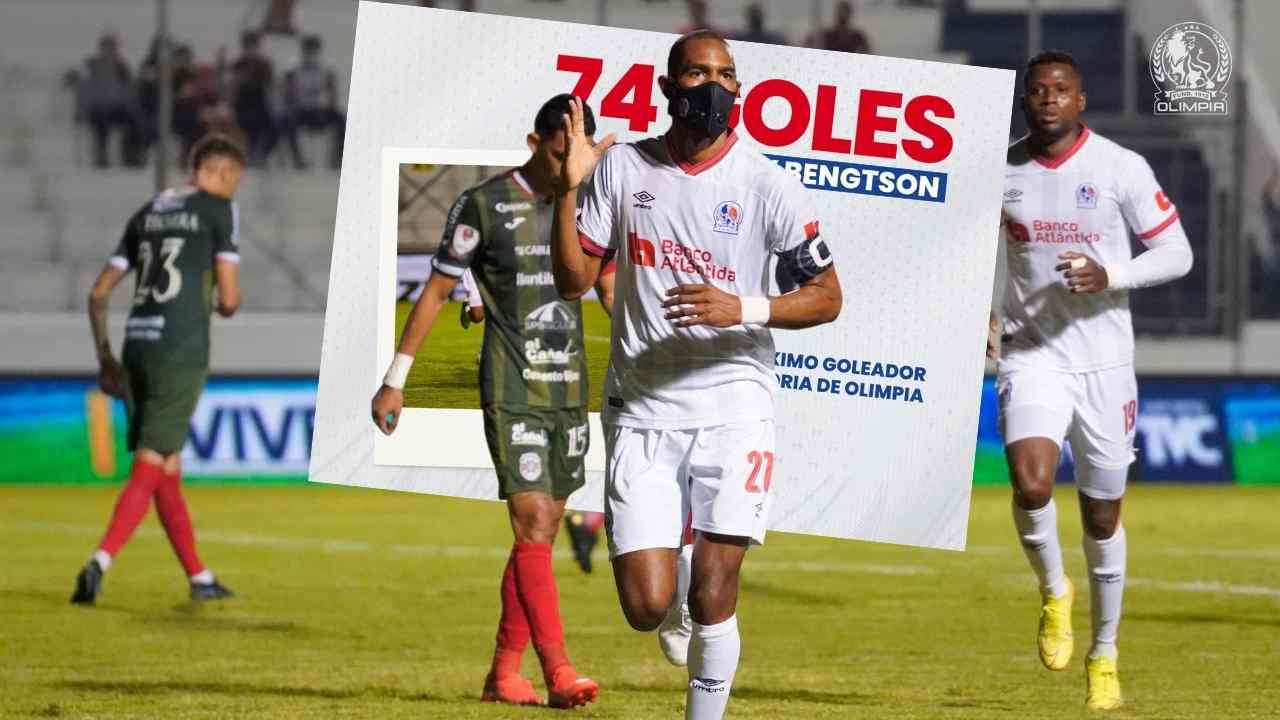 ¡Goleador nato! Jerry Bengtson se mete entre los mejores goleadores de Olimpia