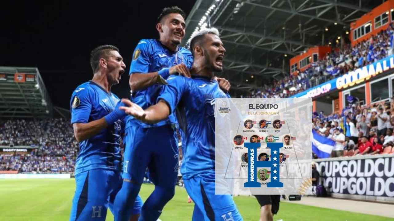 Dos futbolistas de Honduras destacan en el 11 ideal tras la jornada 4 de Concacaf