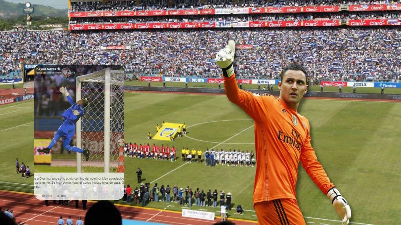 Keylor Navas agradece el cariño de los catrachos: ‘Gracias, Honduras’
