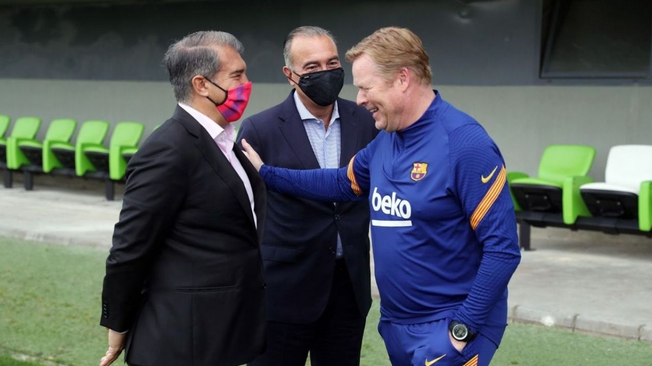 Laporta sobre Koeman: 'Seguirá pase lo que pase'