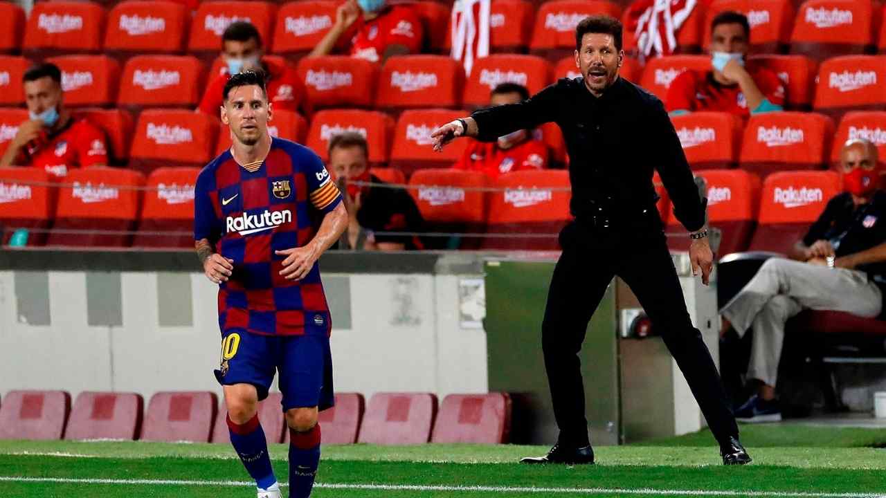 Cholo Simeone intentó fichar a Messi al Atlético