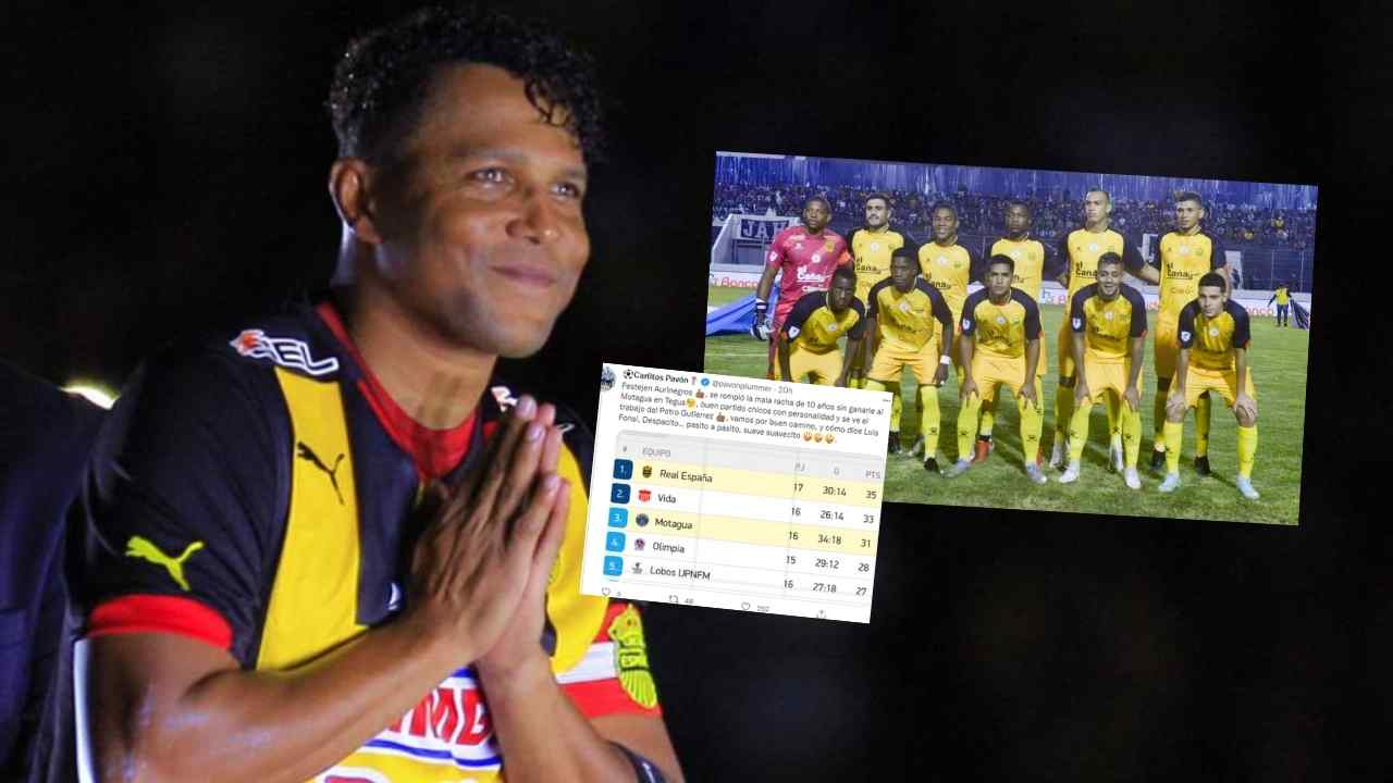 El efusivo mensaje de Carlos Pavón tras la victoria de Real España ante Motagua