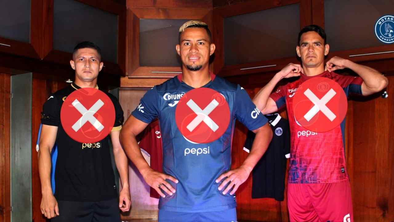 ¡Increíble! Motagua no podrá utilizar ningún uniforme de esta temporada ante Marathón