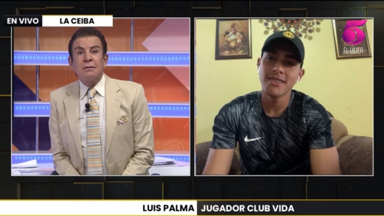 La jocosa entrevista de Salvador Nasralla al jugador revelación del Vida, Luis Palma
