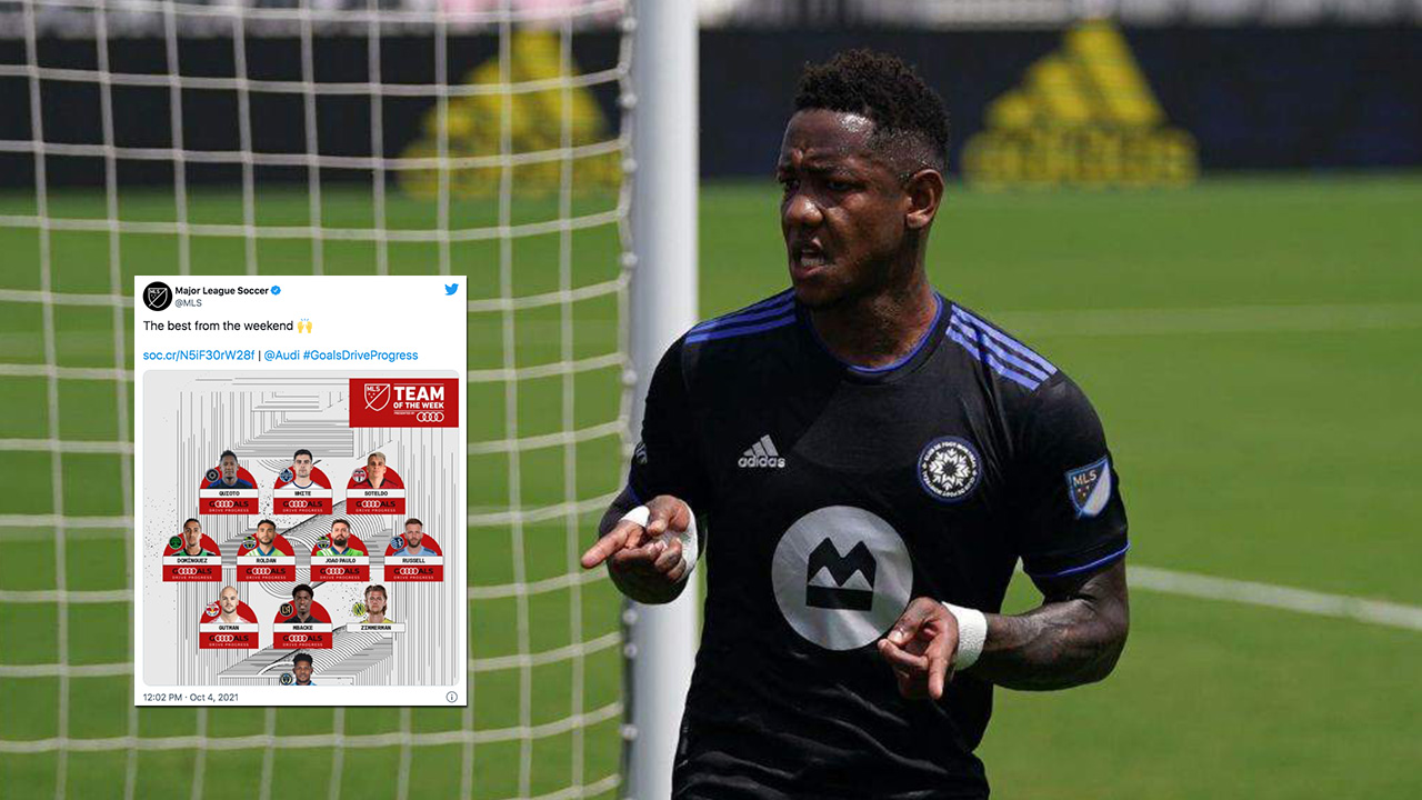Romell Quioto es incluido en el 11 ideal de la MLS por segunda vez en la temporada