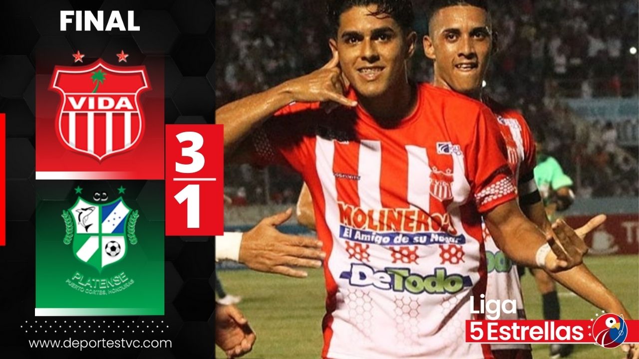Vida goleó y recupera la cima de la tabla hundiendo al Platense en el sótano