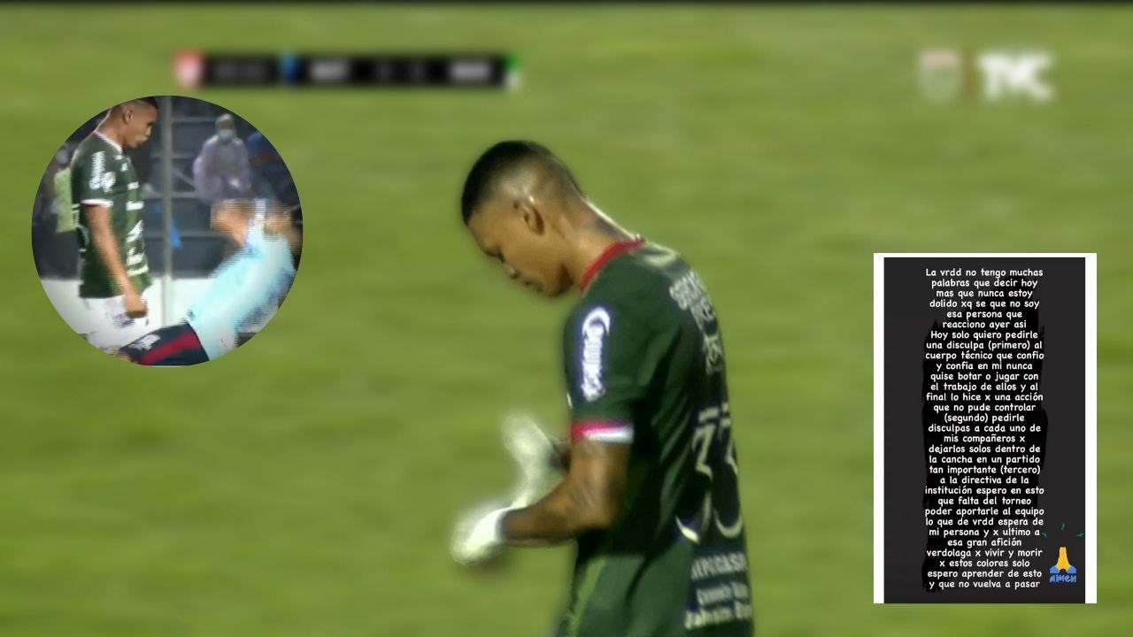 Kervin Arriaga se disculpó por expulsión que condicionó al Marathón en partido vs Motagua