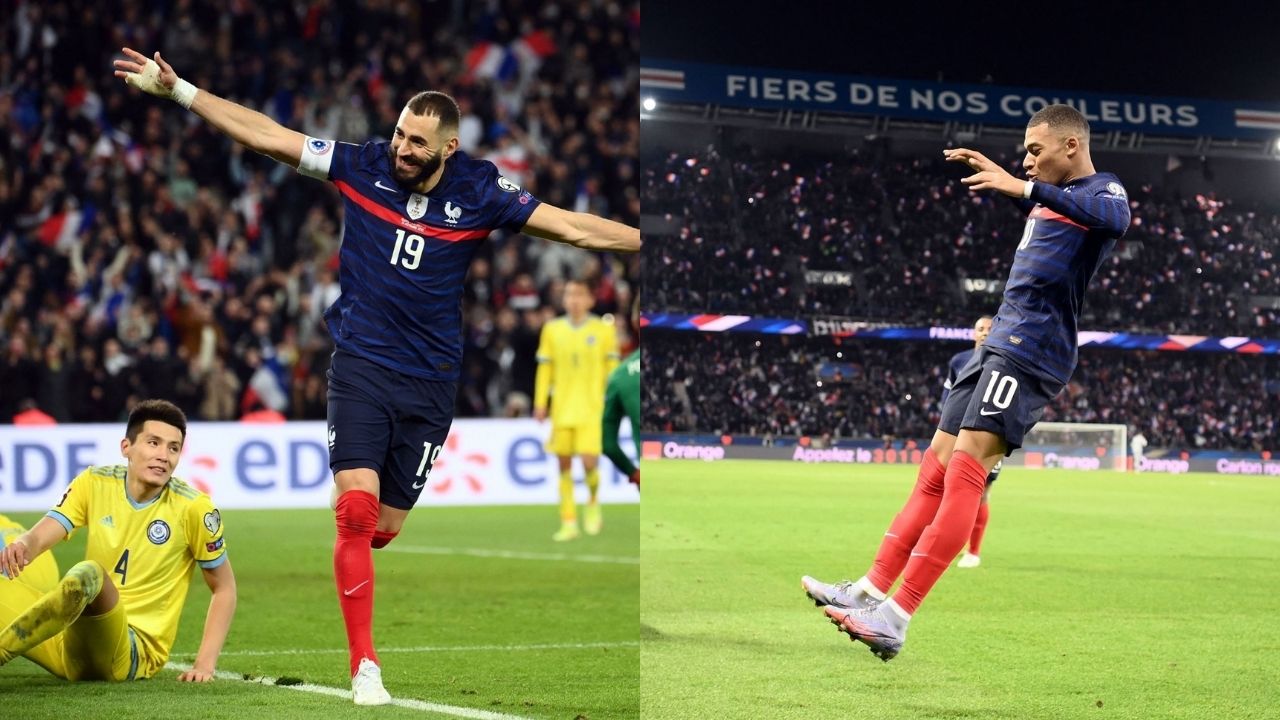 Francia se suma a Qatar 2022 en los pies de Benzema y Mbappé que siguen rompiendo récords