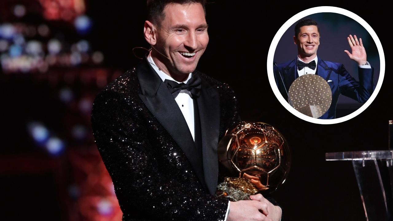 Messi pide a France Football que se le entregué un Balón de Oro a Lewandowski por su actuación en la temporada pasada