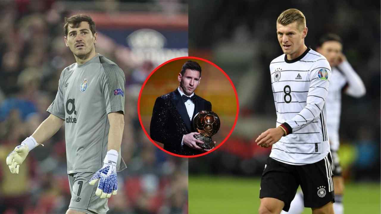 Iker Casillas y Toni Kroos explotan tras el Balón de Oro 2021 ganado por Messi