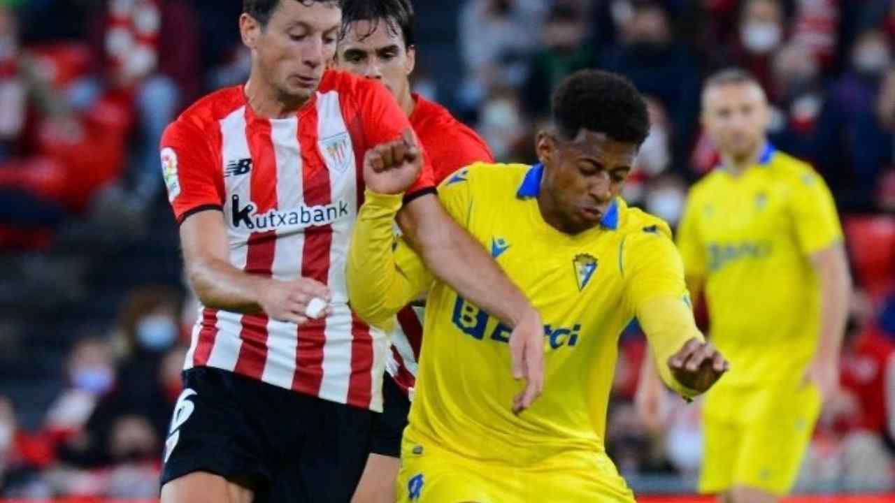 ¡Asistencia del Choco! Cádiz logra sacar una importante victoria de San Mamés ante Athletic