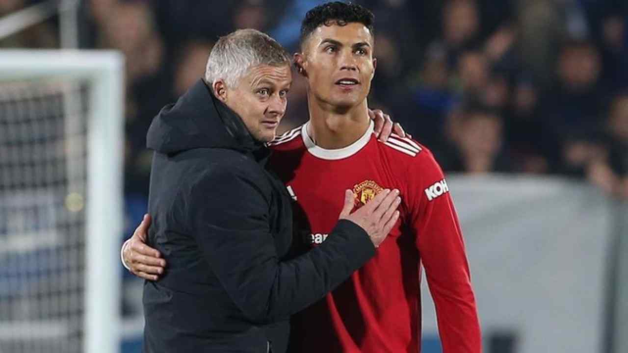 Cristiano Ronaldo y emotiva despedida con Ole Gunnar Solskjaer tras su salida