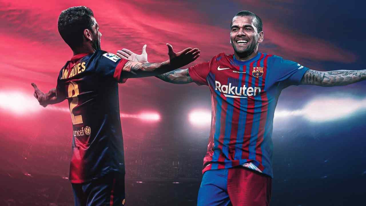Dani Alves regresa al Barcelona, pero no podrá hasta esta fecha