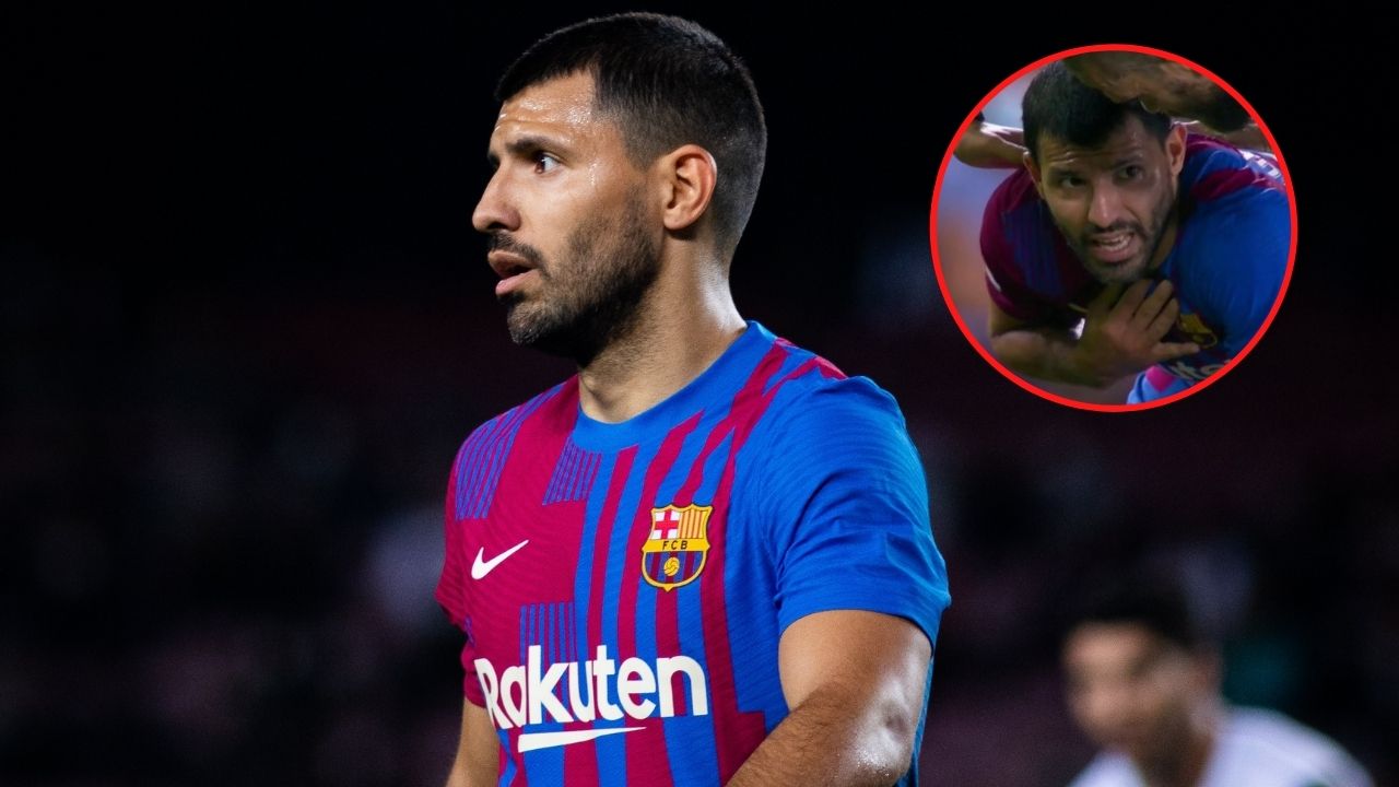 Se confirma el tiempo de baja del Kun Agüero con Barcelona