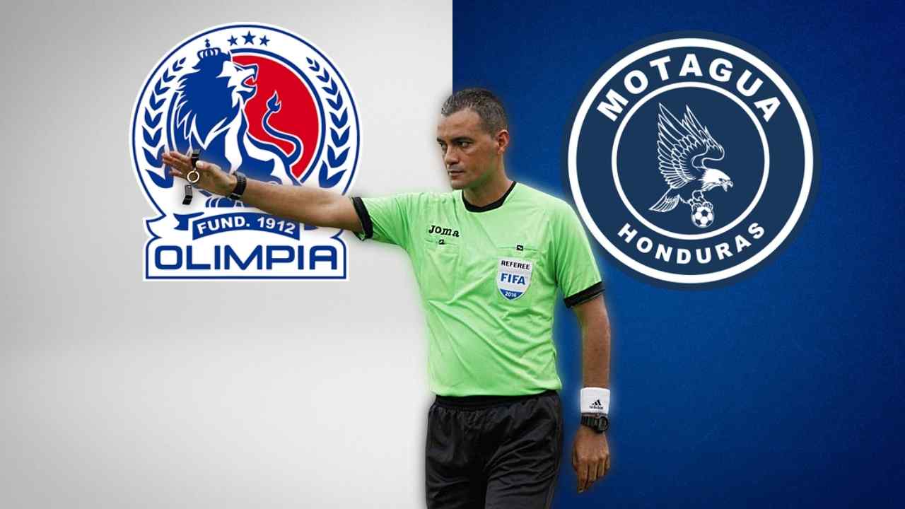 Melvin Matamoros, el árbitro elegido para el Clásico entre Olimpia y Motagua