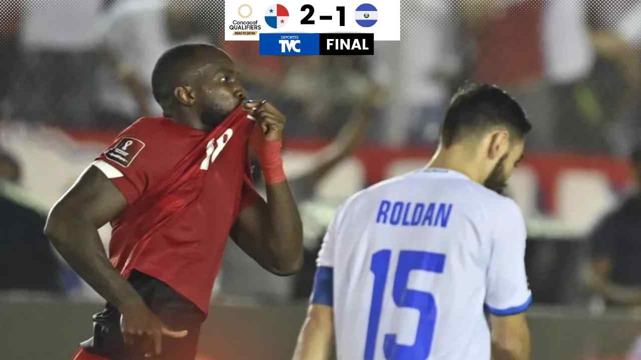 Panamá remonta ante El Salvador y se catapulta en la clasificación rumbo a Qatar