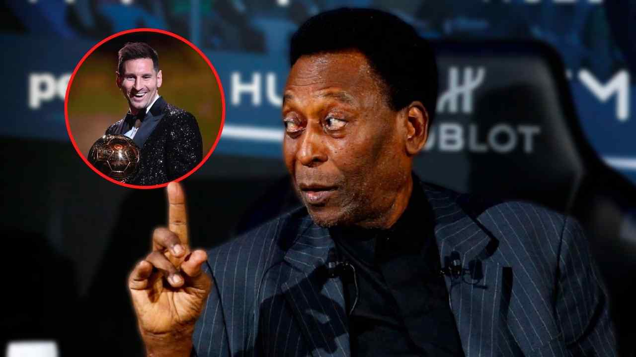 Pelé se rinde ante Lionel Messi tras ganar su séptimo Balón de Oro