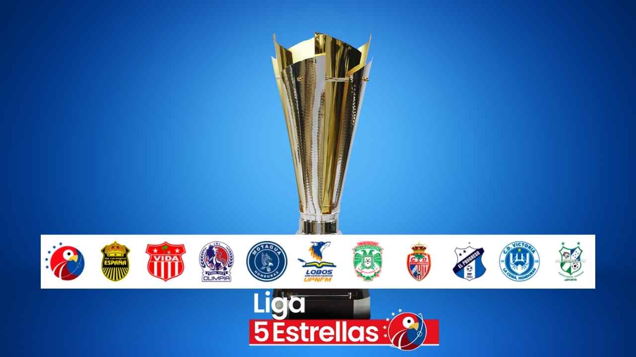 ¡Renovada! Así es la nueva copa de la Liga 5 Estrellas para el Apertura 2021-22
