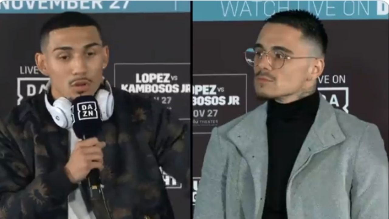 Teofimo López se fue a los insultos con Kambosos y le calló la boca en conferencia de prensa