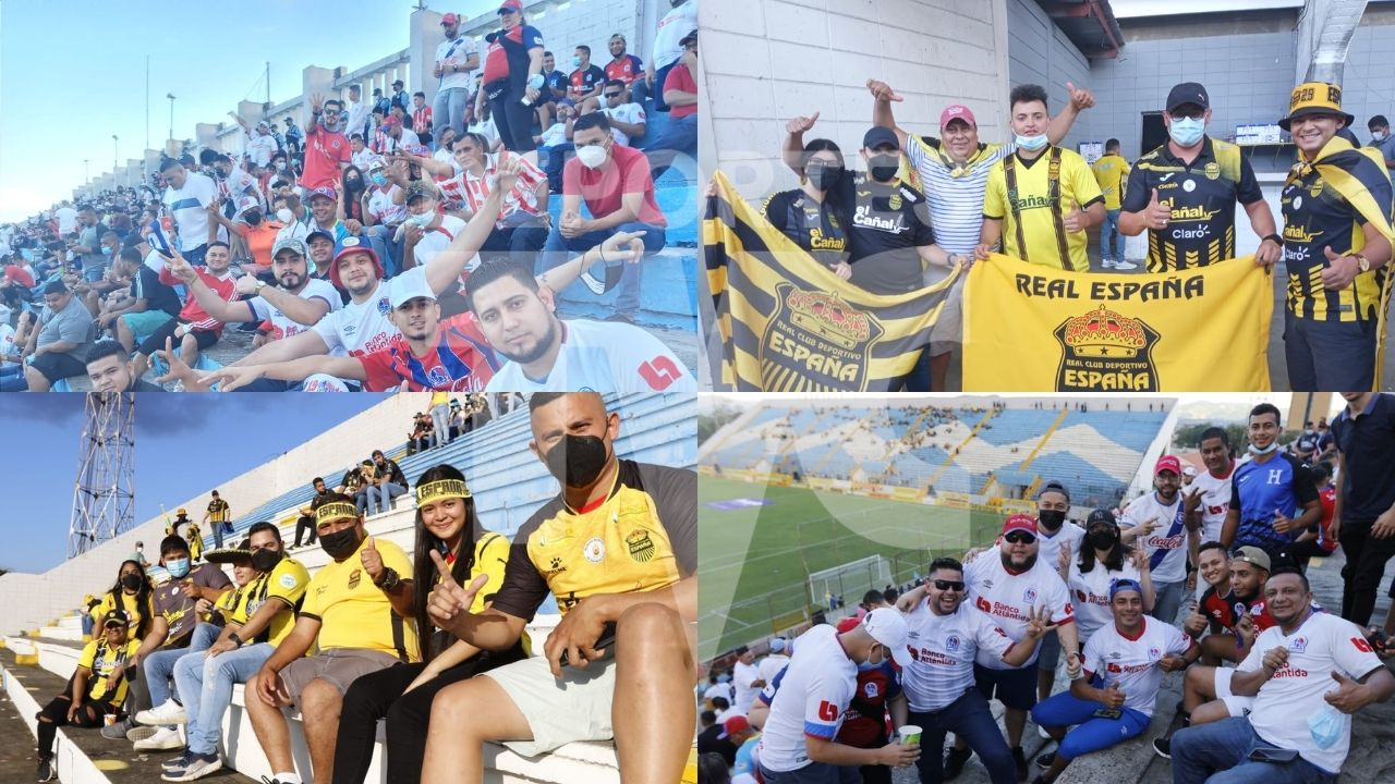 Así se vivió la previa de la final entre Real España y Olimpia en San Pedro Sula