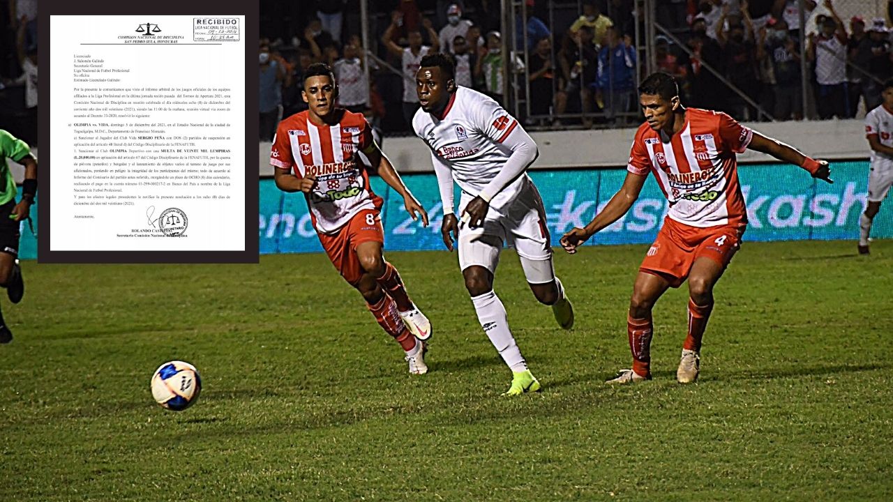 Comisión de Disciplina multa al Olimpia y castiga a jugador determinante del Vida