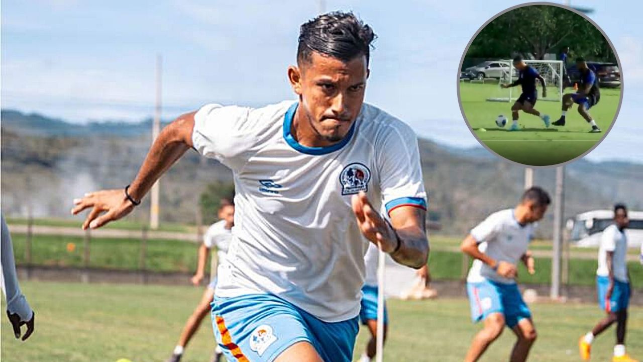 La humillante jugada de Edwin Rodríguez a Jorge Benguche en los entrenamientos del Olimpia