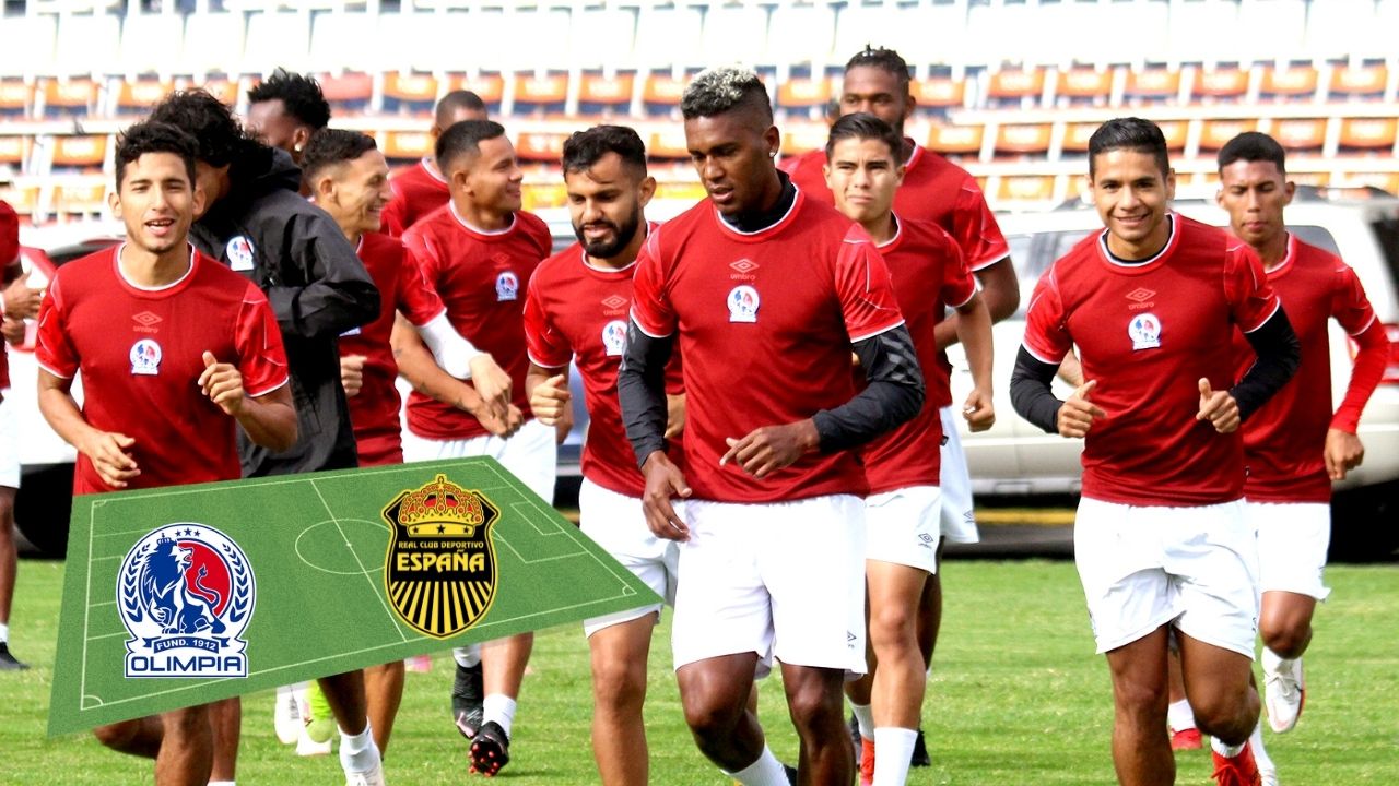 La poderosa alineación del Olimpia para enfrentar al Real España en la final de ida