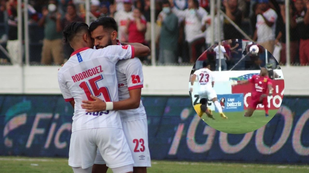 ¡Magistral! El golazo de Jorge Álvarez que adelanta al Olimpia contra Real España en la final