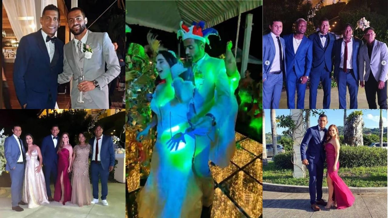 La lujosa boda de Edrick Menjívar y las grandes personalidades del fútbol hondureño que asistieron
