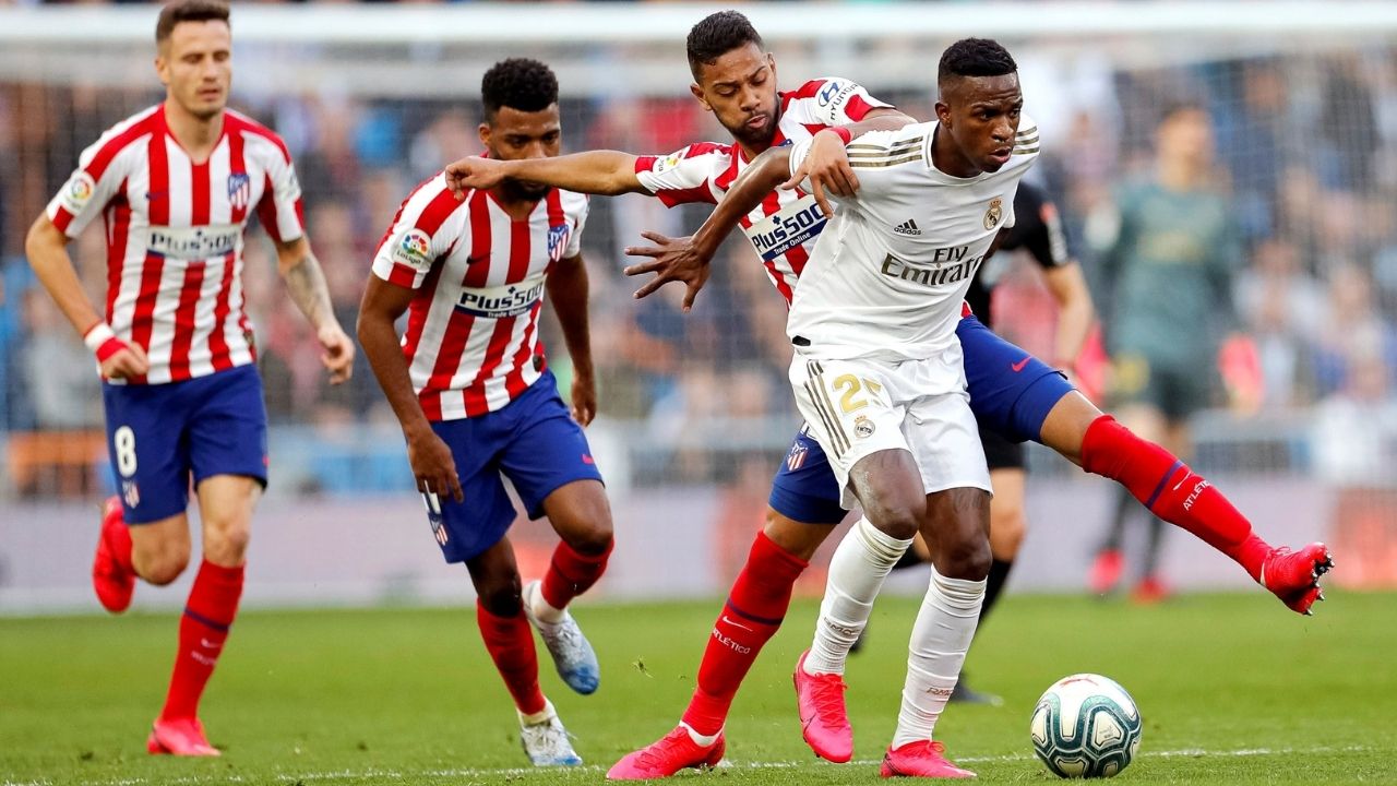 Vinicius espera confirmar su buen momento en el derbi Real Madrid vs Atlético