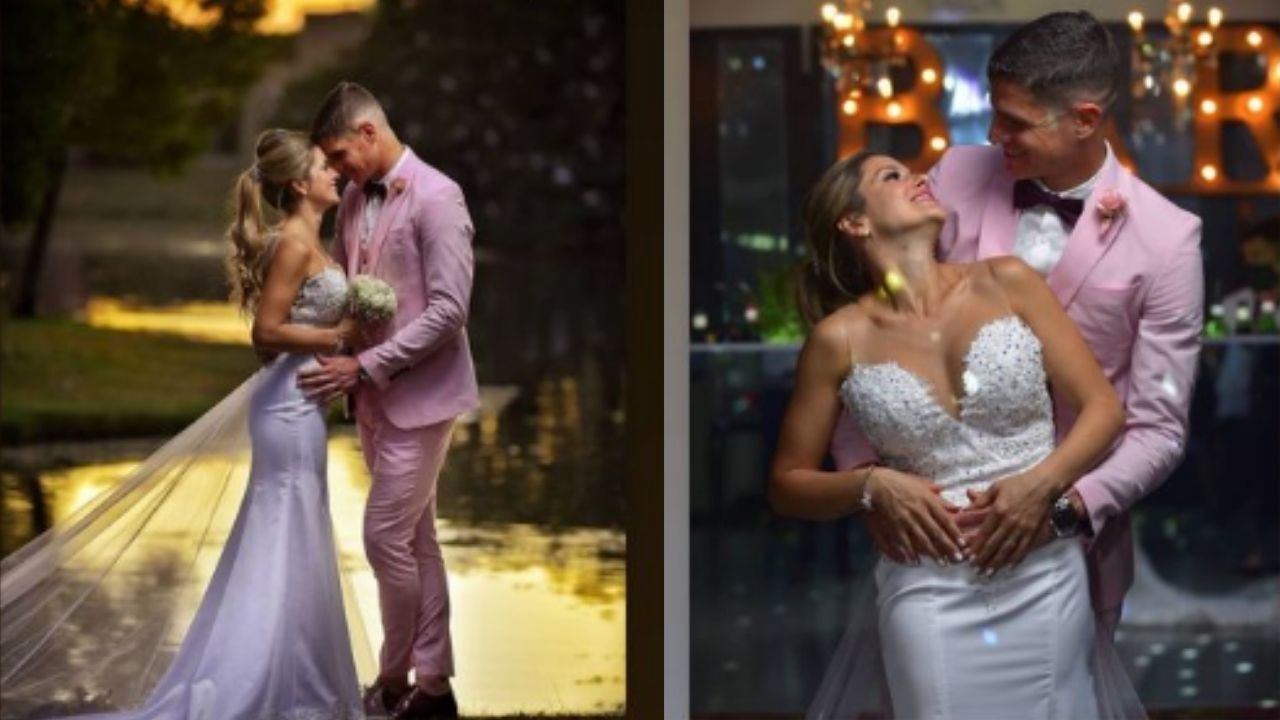 Las íntimas fotografías en la boda de Jonathan Rougier y Ana Emilia Lencina en Argentina