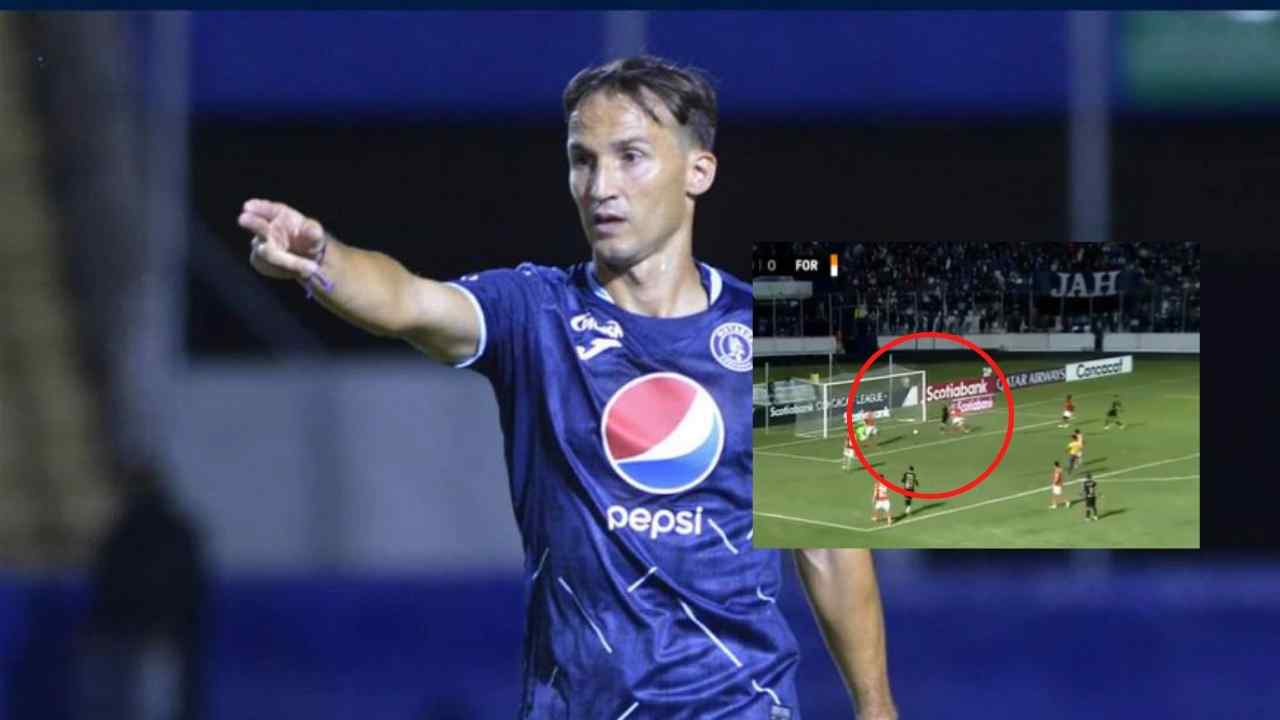¡Increíble! La clara jugada de gol que falló Gonzalo Klusener con Motagua