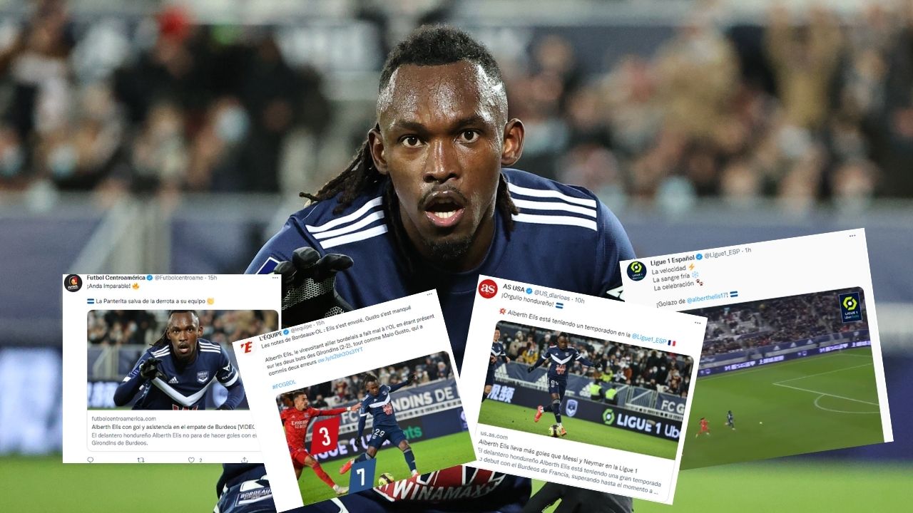 Prensa internacional destaca a Alberth Elis tras anotar su quinto gol con Bordeaux