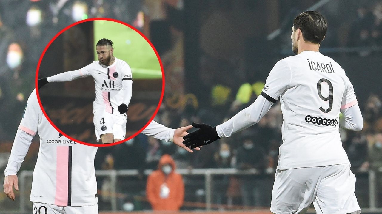Icardi rescata al PSG de la derrota, primera roja a Sergio Ramos