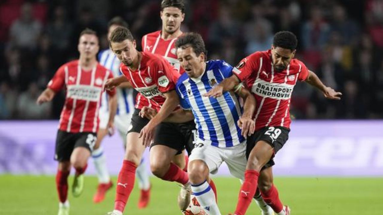 Real Sociedad sigue vivo en la Europa League tras derrotar al PSV