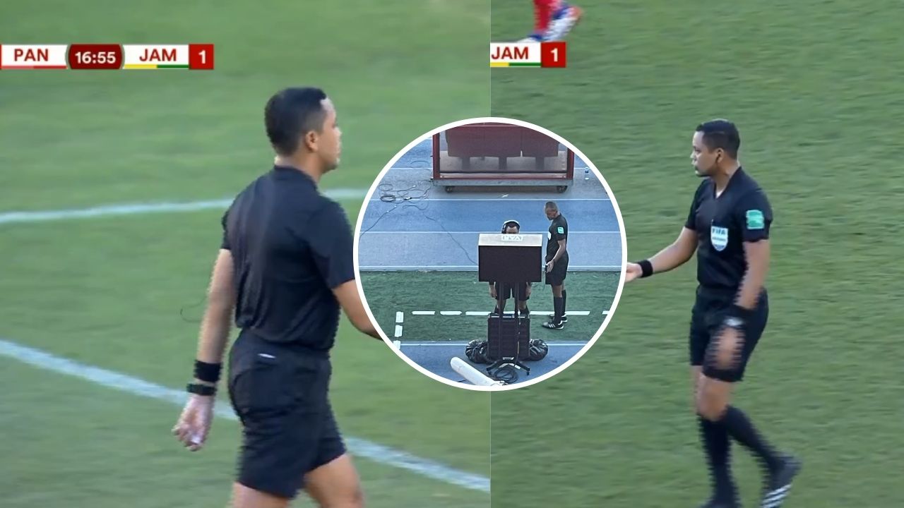 Árbitro hondureño se emocionó con el VAR y lo usa para marcar dos penales