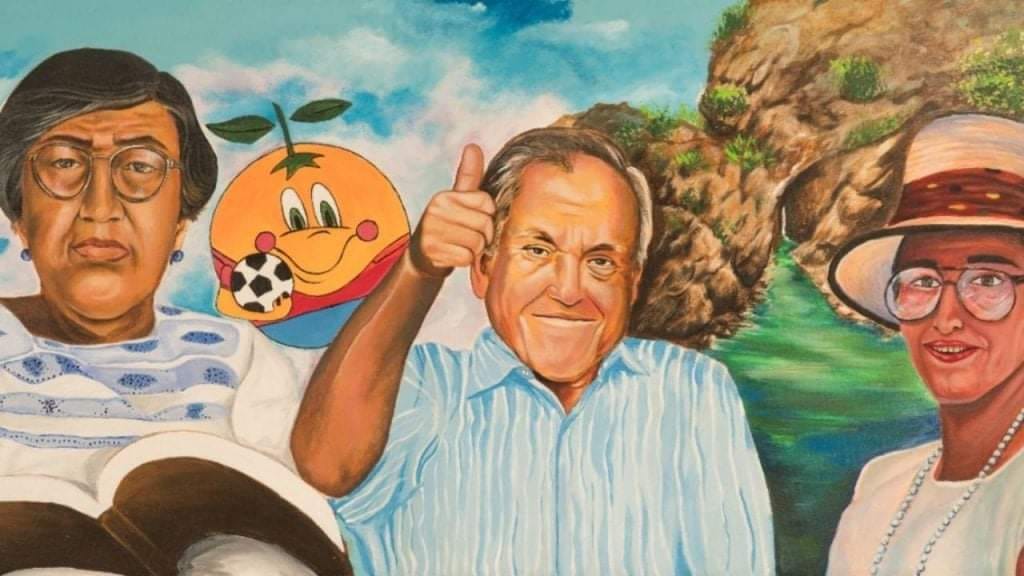 Mural rostro Chelato Uclés 