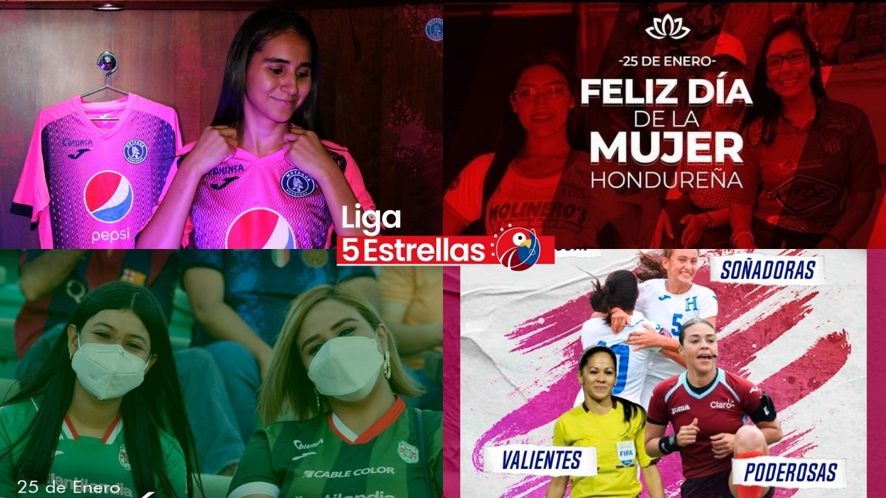Equipos de la Liga Nacional comparten mensajes especiales por el Día de la Mujer en Honduras