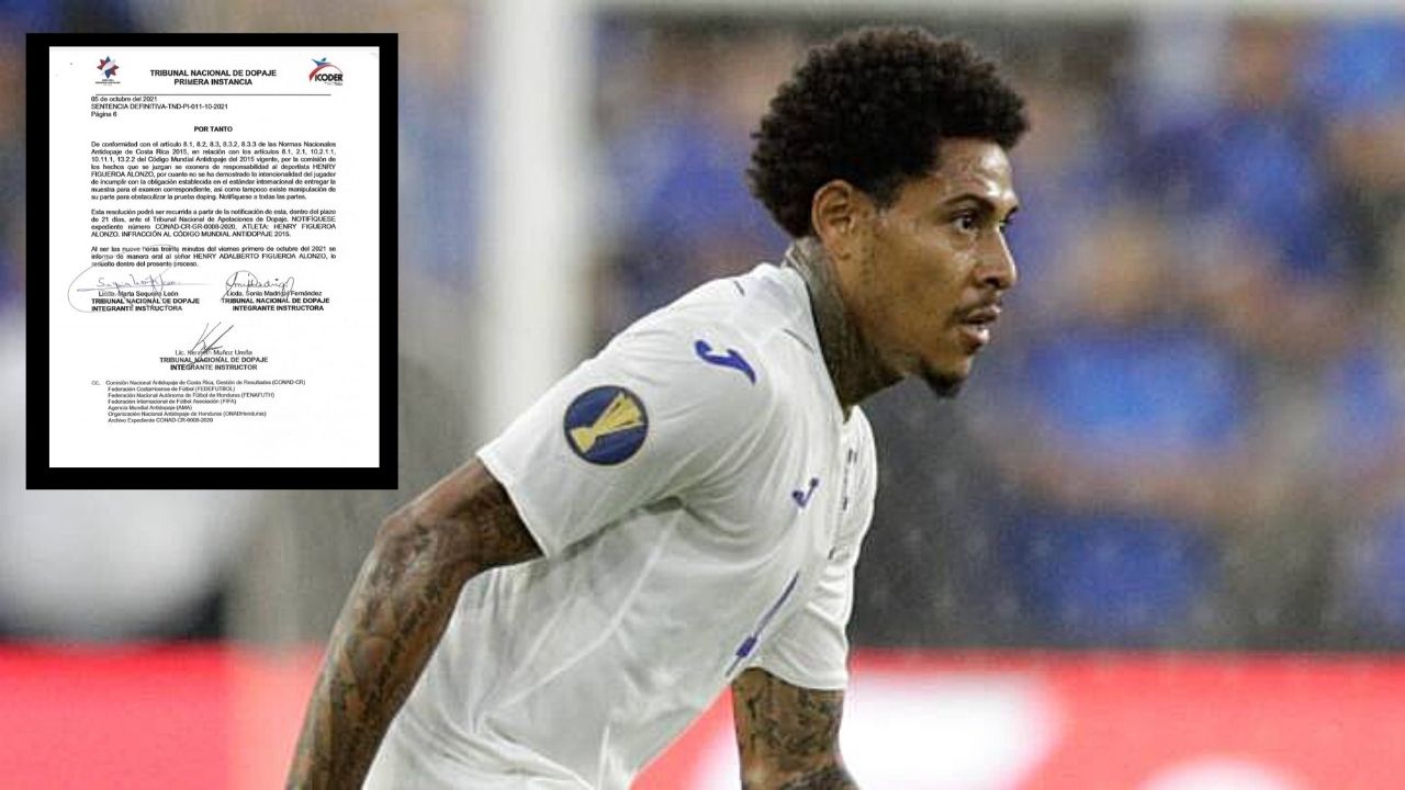 Henry Figueroa absuelto por Tribunal Nacional de Dopaje de Costa Rica