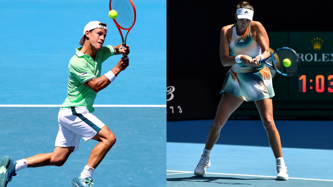 Batacazo para el 'Peque' Schwartzman y Garbiñe Muguruza en el Australian Open
