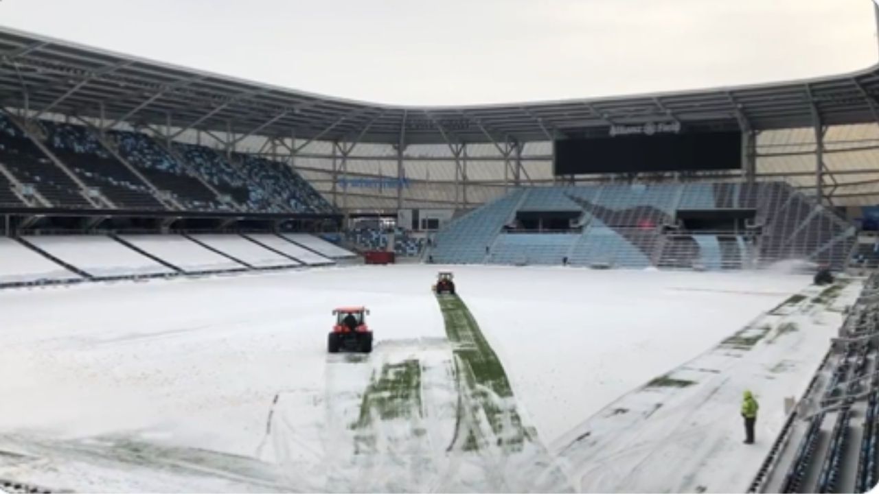 Así luce la cancha donde Estados Unidos recibirá a Honduras en el choque eliminatorio de febrero