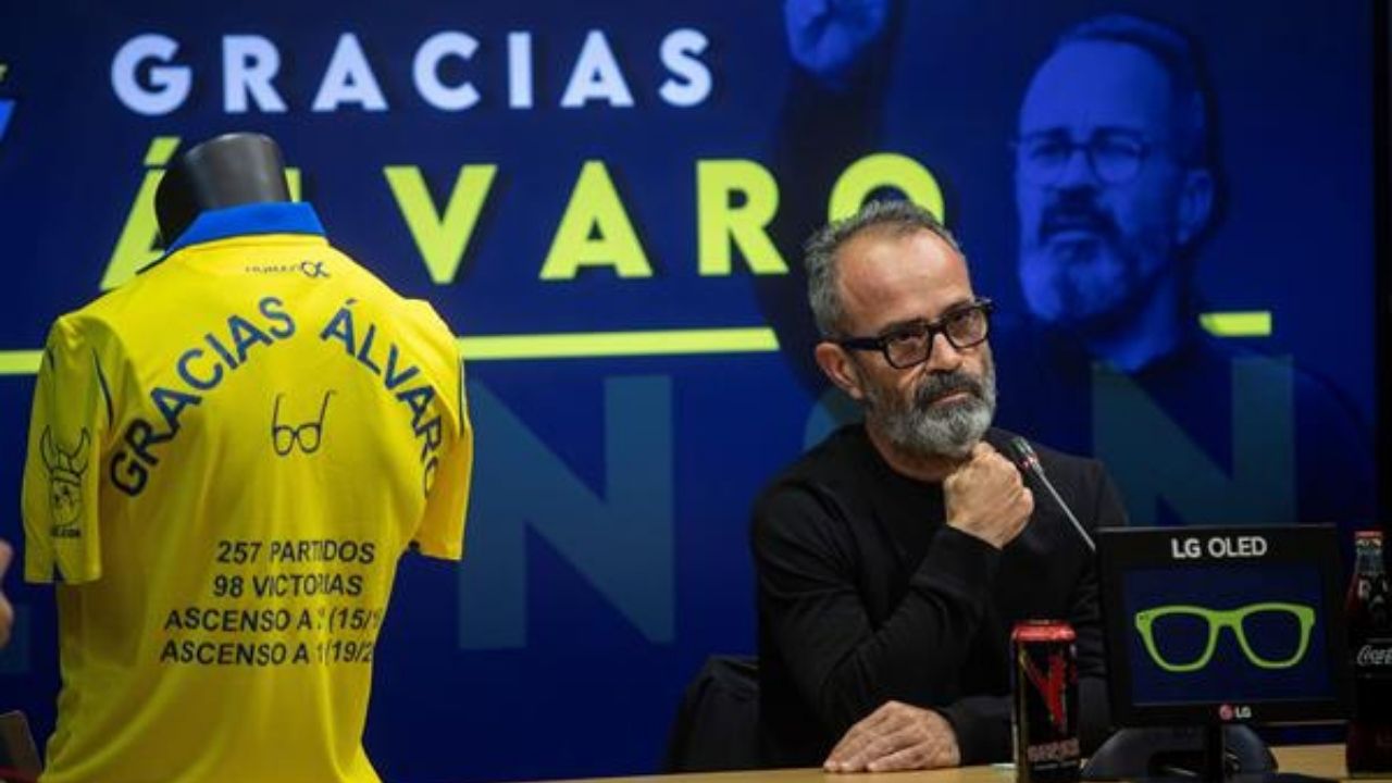 Así se despidió Álvaro Cervera de la dirección técnica del Cádiz