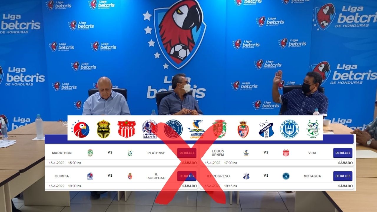 Liga Nacional podría suspender la primera jornada del torneo Clausura 2022