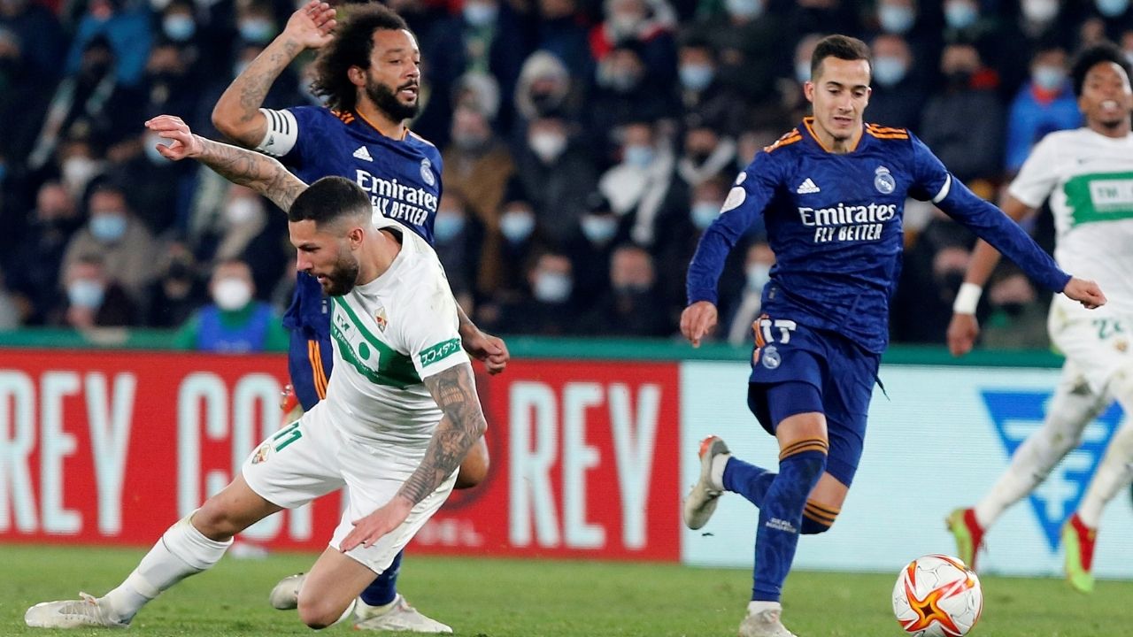 La ofensa de Marcelo al árbitro tras salir expulsado contra el Elche según el acta arbitral